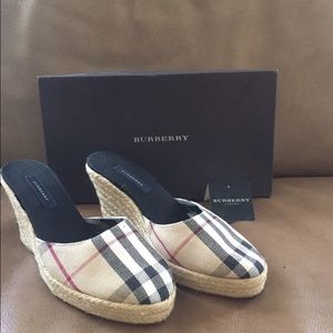 Authentic Burberry Espadrilles
